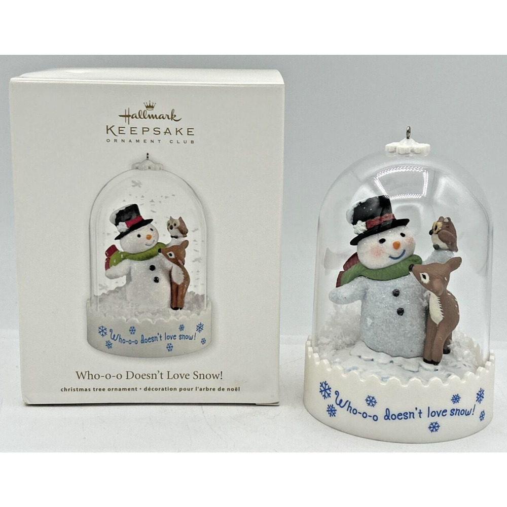 Hallmark Keepsake Ornament Club Who-o-o Doesn't Love‎ Snow! 2012 U125